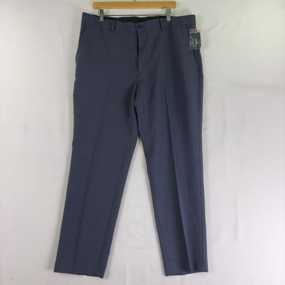 Alfani Men's Alfani Classic Flat-Front Dress Pants